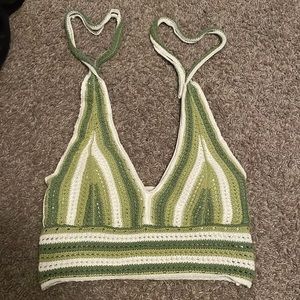 Hollister crochet top